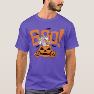 Camiseta Tom e Jerry Feliz Halloween Boo