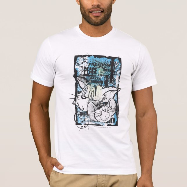 Camiseta Tom e Jerry Grimey (Frente)