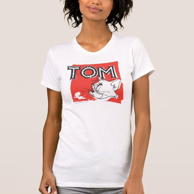 Camiseta Tom e Jerry Mad Cat (Frente)