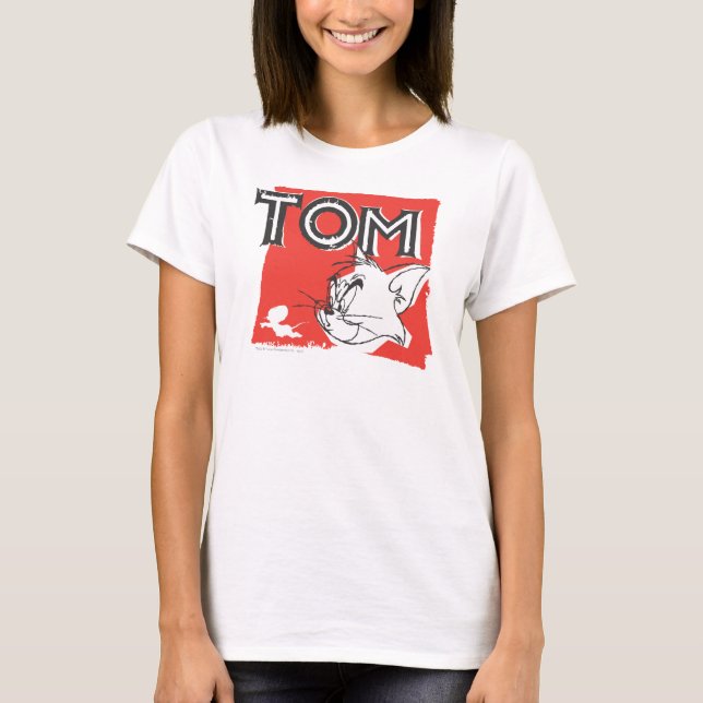 Camiseta Tom e Jerry Mad Cat (Frente)