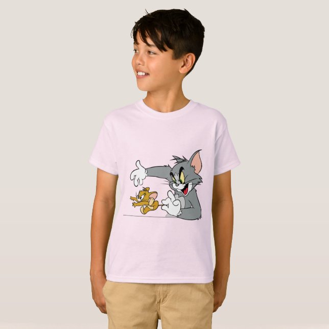 Camiseta Tom e Jerry: O clássico desenho animado Duo (Frente Completa)