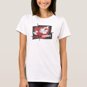 Camiseta Tom e Jerry Red e Black