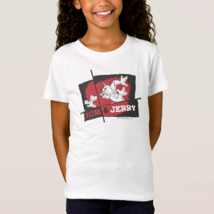 Camiseta Tom e Jerry Red e Black