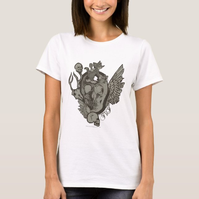 Camiseta Tom e Jerry Skull (Frente)