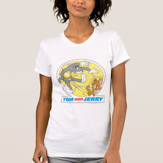 Camiseta Tom e Jerry Soccer (Futebol) 8 (Frente)