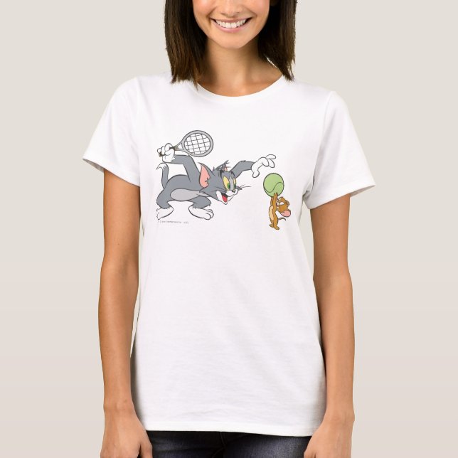 Camiseta Tom e Jerry Tênis Stars 2 (Frente)