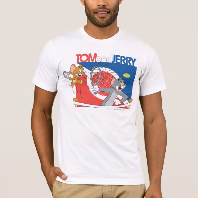 Camiseta Tom e Jerry Tênis Stars 4 (Frente)