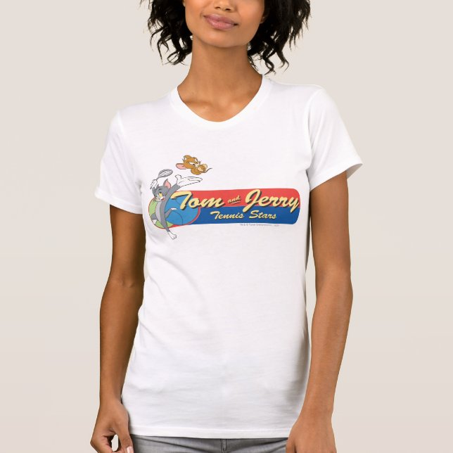 Camiseta Tom e Jerry Tênis Stars 6 (Frente)