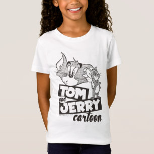Camiseta Tom e Jerry Tom e desenhos animados de Jerry
