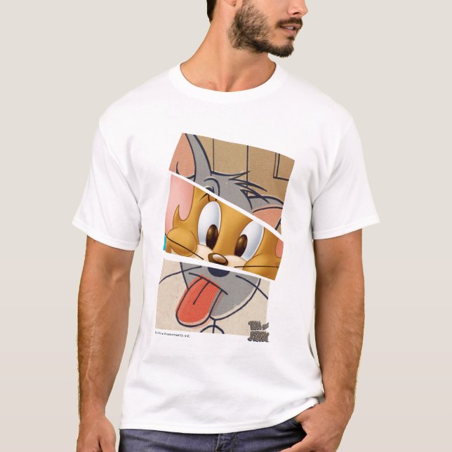 Camiseta Tom E Jerry | Tom E Jerry Mashup (Frente)