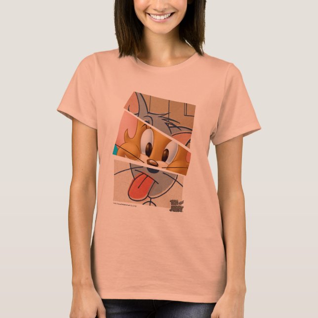 Camiseta Tom E Jerry | Tom E Jerry Mashup (Frente)