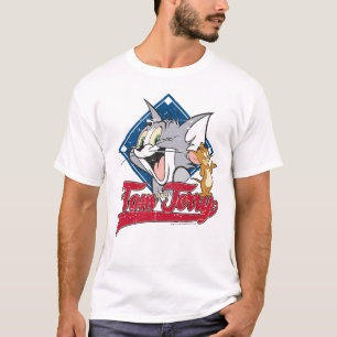 Camiseta Tom e Jerry   Tom e Jerry no diamante de basebol