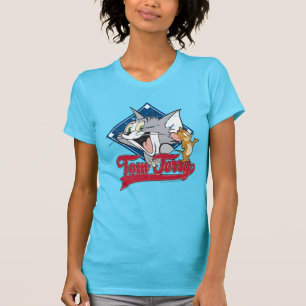 Camiseta Tom e Jerry   Tom e Jerry no diamante de basebol