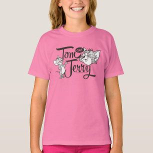 Camiseta Tom e Jerry   Tom e Jerry que olha doce