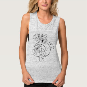 Camiseta Tom e Jerry   Tom e riso de Jerry