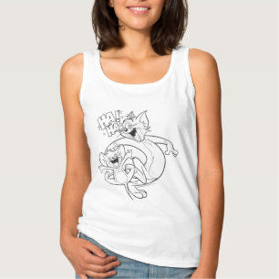 Camiseta Tom e Jerry   Tom e riso de Jerry