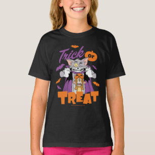 Camiseta Tom e Jerry Trick ou Tratat