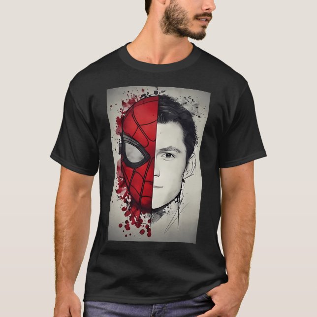 Camiseta Tom Holland Drawing (Frente)