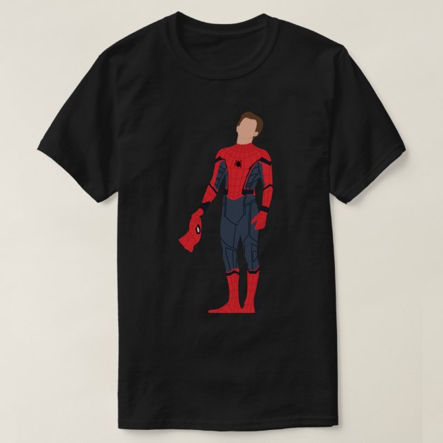 Camiseta Tom Holland no Sticker de roupa de cuspir (Frente do Design)