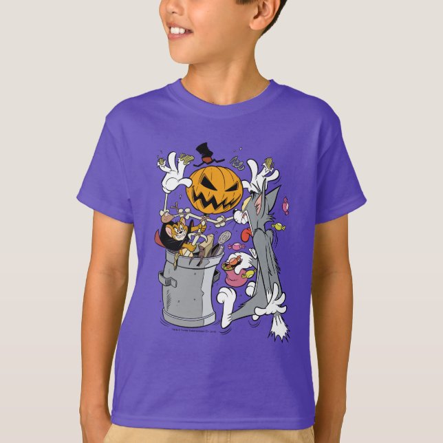 Camiseta Tom & Jerry | Boo para o Tom (Frente)