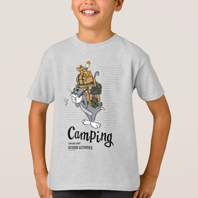 Camiseta Tom & Jerry Camping (Frente)