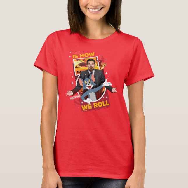 Camiseta Tom & Jerry Com O Terrance - É Assim Que Vamos (Frente)