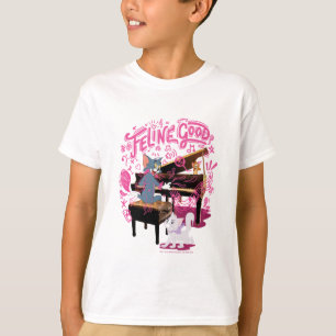 Camiseta Tom & Jerry Jogam Piano - Felino Bom