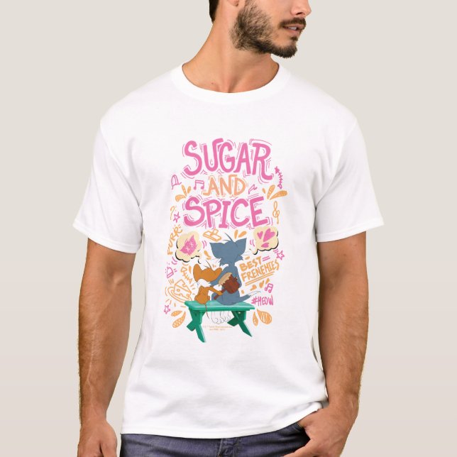 Camiseta Tom & Jerry - Sugar And Spice (Frente)