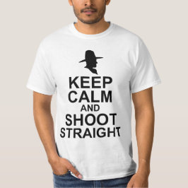 Camiseta Tom Mix Fique Calmo e atire no Hetero