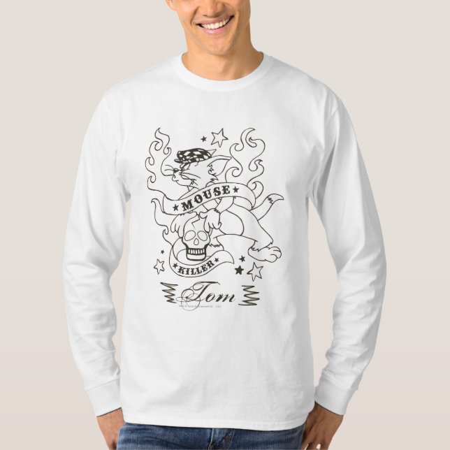 Camiseta Tom Mouse Killer Tatuagem 1 (Frente)