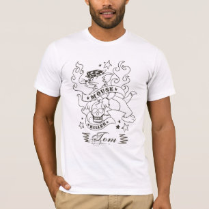 Camiseta Tom Mouse Killer Tatuagem 1