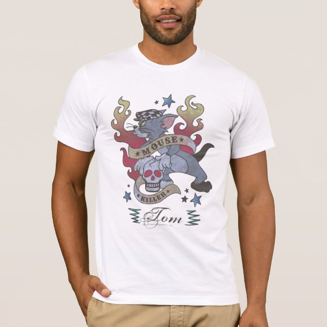 Camiseta Tom Mouse Killer Tatuagem 2 (Frente)