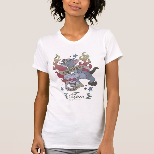 Camiseta Tom Mouse Killer Tatuagem 2 (Frente)