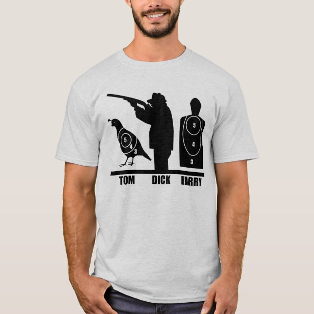 Camiseta Tom, pau e Harry (Frente)