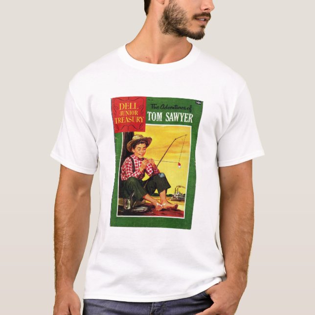 Camiseta Tom Sawyer - Histórias em quadrinhos Retrospectiva (Frente)