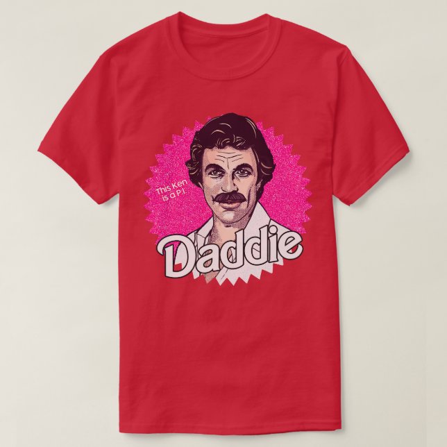 Camiseta Tom Selleck é o Daddie (Frente do Design)