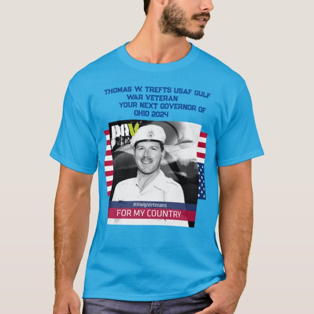 CAMISETA TOM TREFTS PARA GOVERNADOR DE OHIO 2024 (Frente)
