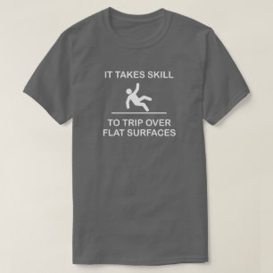 CAMISETA TOMA A HABILIDADE À VIAGEM SOBRE SUPERFÍCIES