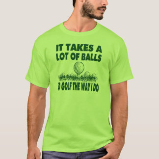 CAMISETA TOMA MUITAS BOLAS PARA GOLF COMO EU FAÇO