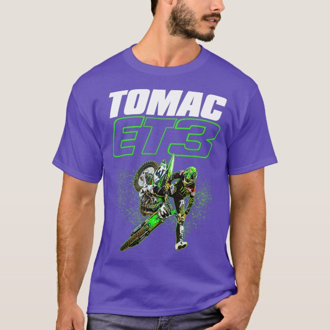 Camiseta Tomac Motocross  ET3 Supercross Tee (Frente)