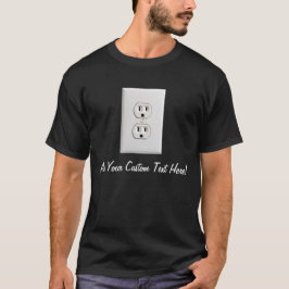 Camiseta Tomada elétrica falsificada