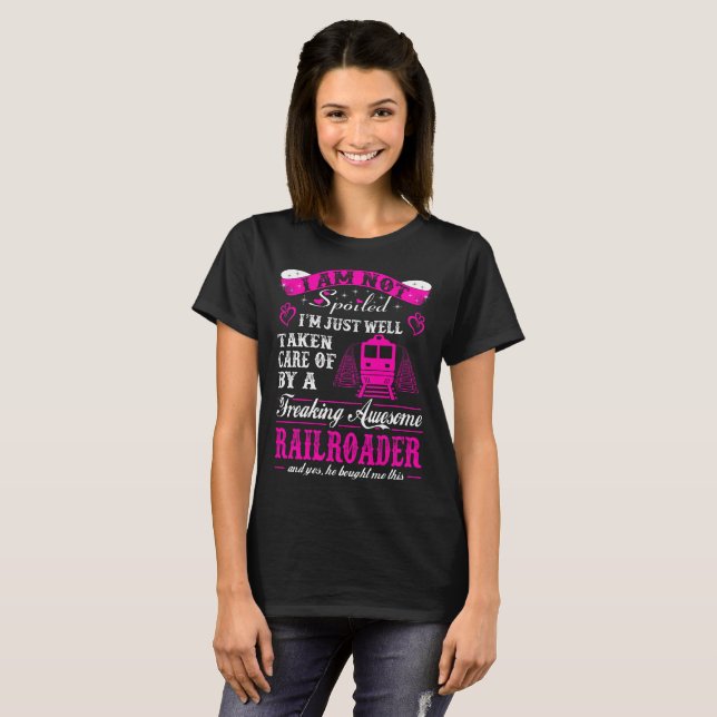 Camiseta Tomado não estragado do Railroader (Frente Completa)