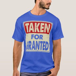 Camiseta Tomado Para Conceder O Dia de os namorados Gift Vi