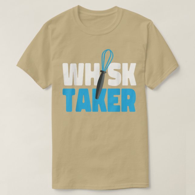 Camiseta Tomador De Whisk Pun assar Baking (Frente do Design)