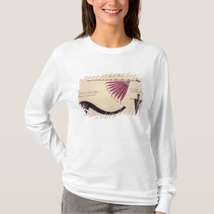 Camiseta Tomahawk, tubulação de paz e punhal antigos,
