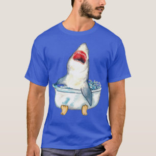 Camiseta tomando aquarela do banho