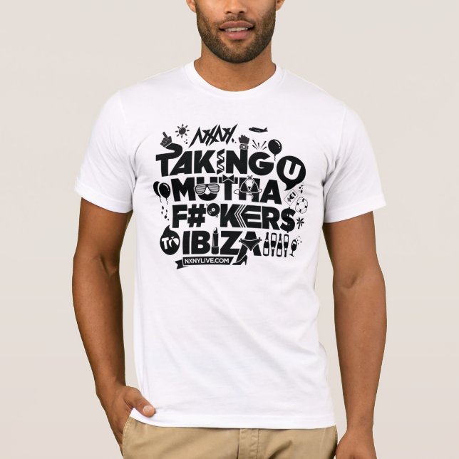 Camiseta Tomando muthaf#*kers de u ao ibiza (Frente)