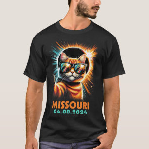 Camiseta Tomando Um Eclipse Solar Total Selfie 2024 Missour