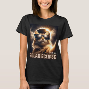 Camiseta Tomar Uma Selfie Com O Eclipse Solar 2024 Vestindo