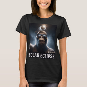 Camiseta Tomar Uma Selfie Com Óculos Eclipse Solar 2024